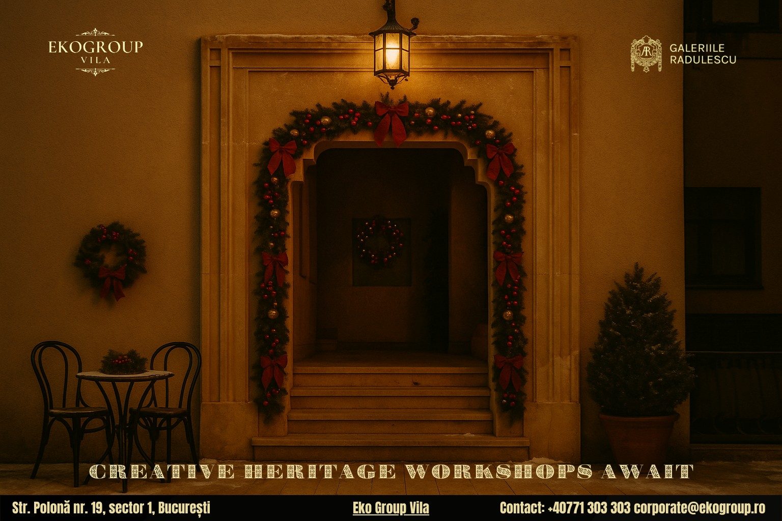 Activitati de Craciun inspirate din epoca interbelica – o incursiune magica la Eko Group Vila